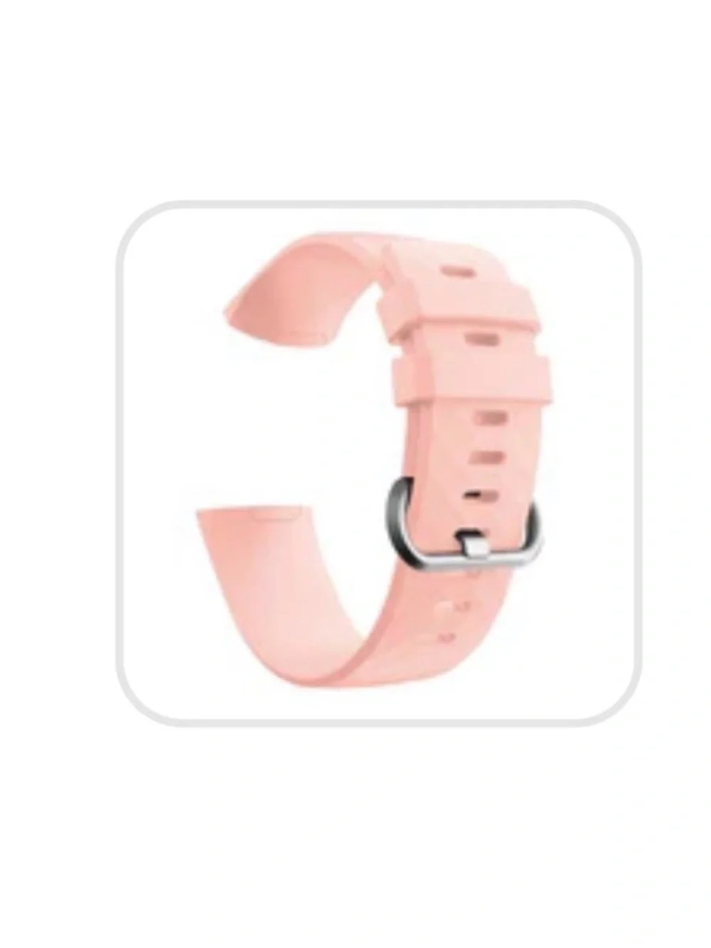 FitBands pink silicone replacement band for FitBit Charge 3 or 4
